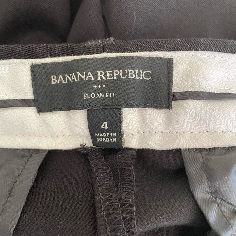 Banana Republic black trousers size 4 - Picture 3 of 4